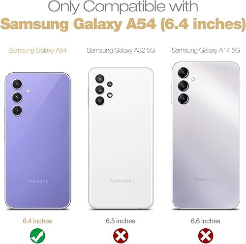 Miniatura 2 de SURITCH Funda para Samsung Galaxy A54 5G, protector de pantalla antiarañazos incorporado Protección de cuerpo completo de 360 a prueba de golpes