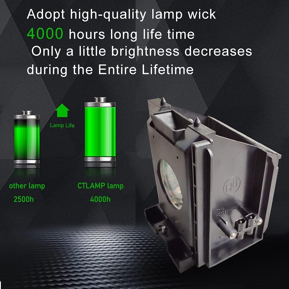A+ Quality BP96-01099A/BP96-01073A/BP96-01394A DLP TV Projection Lamp Bulb Compatible with Samsung HLR5066WX/XAA / HLR5066WX/XAC/HLR5056WX / HLR5066W