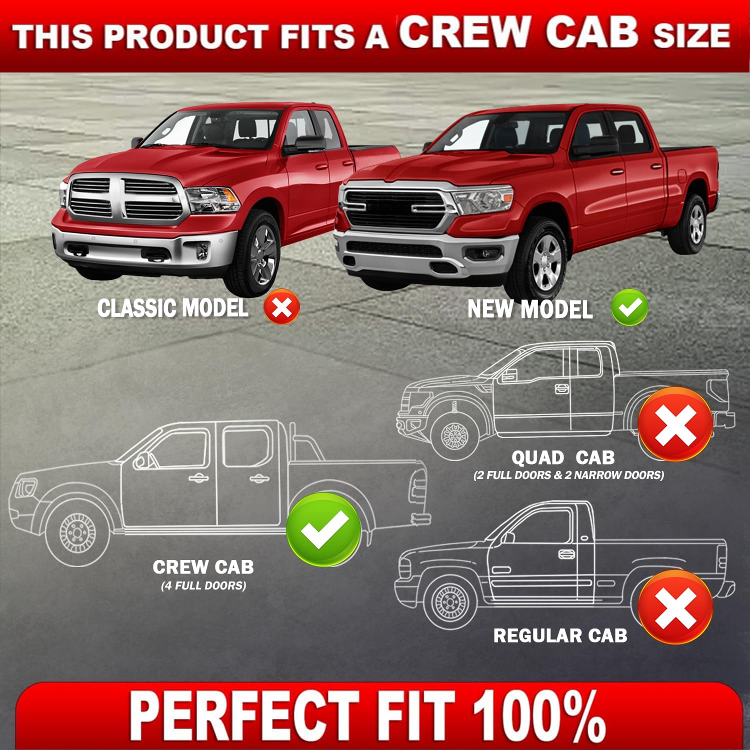 Faltbarer LKW-Untersitz-Stauraum 2019–2025 für Ram 1500 Crew Cab(New Body Style) für Ram 1500 Zubehör, LKW-Bett, Untersitz-Aufbewahrung, Organizer, LKW-Werkzeugkasten