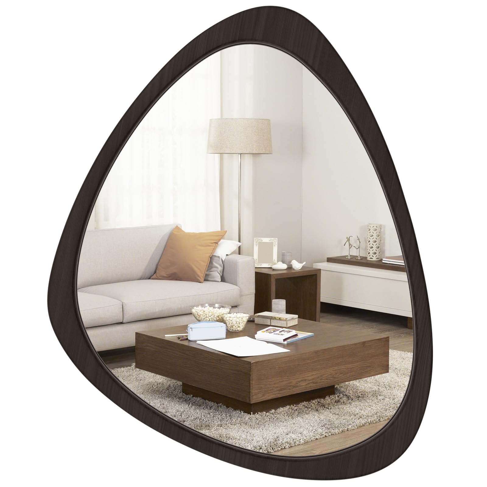 Amazon.com - WallBeyond Asymmetrical Mirror, Irregular Wall