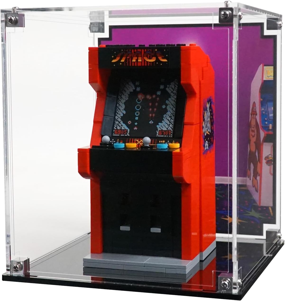 Display Case Compatible with Lego Set 40805 - Arcade Machine - Acrylic Display Showcase - Set not Included