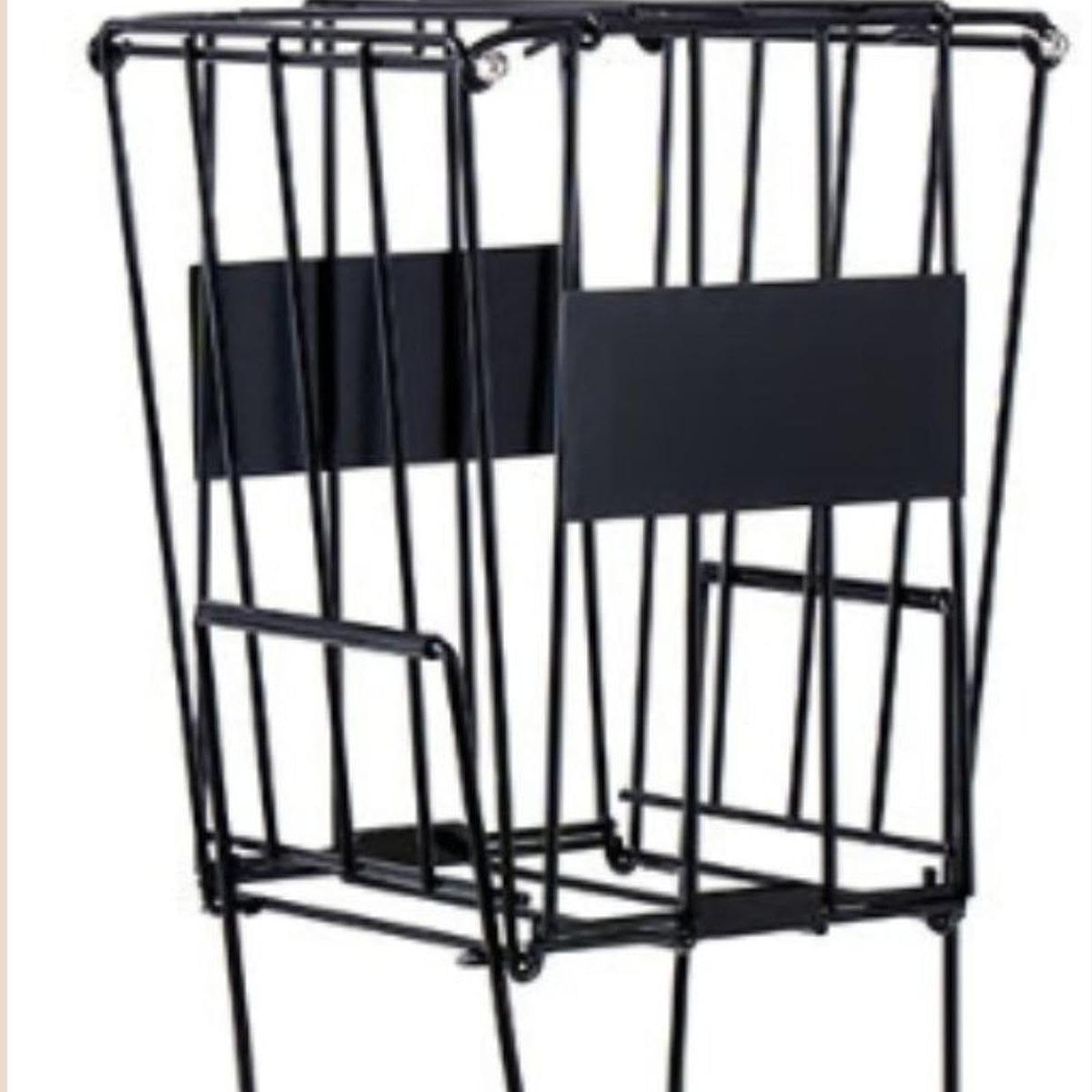 QSTDGVPW Tennis Ball Basket with Wheels Tennis Ball Retriever Multifunctional Carrying Collector Pickup Container for Club Gym Outdoor