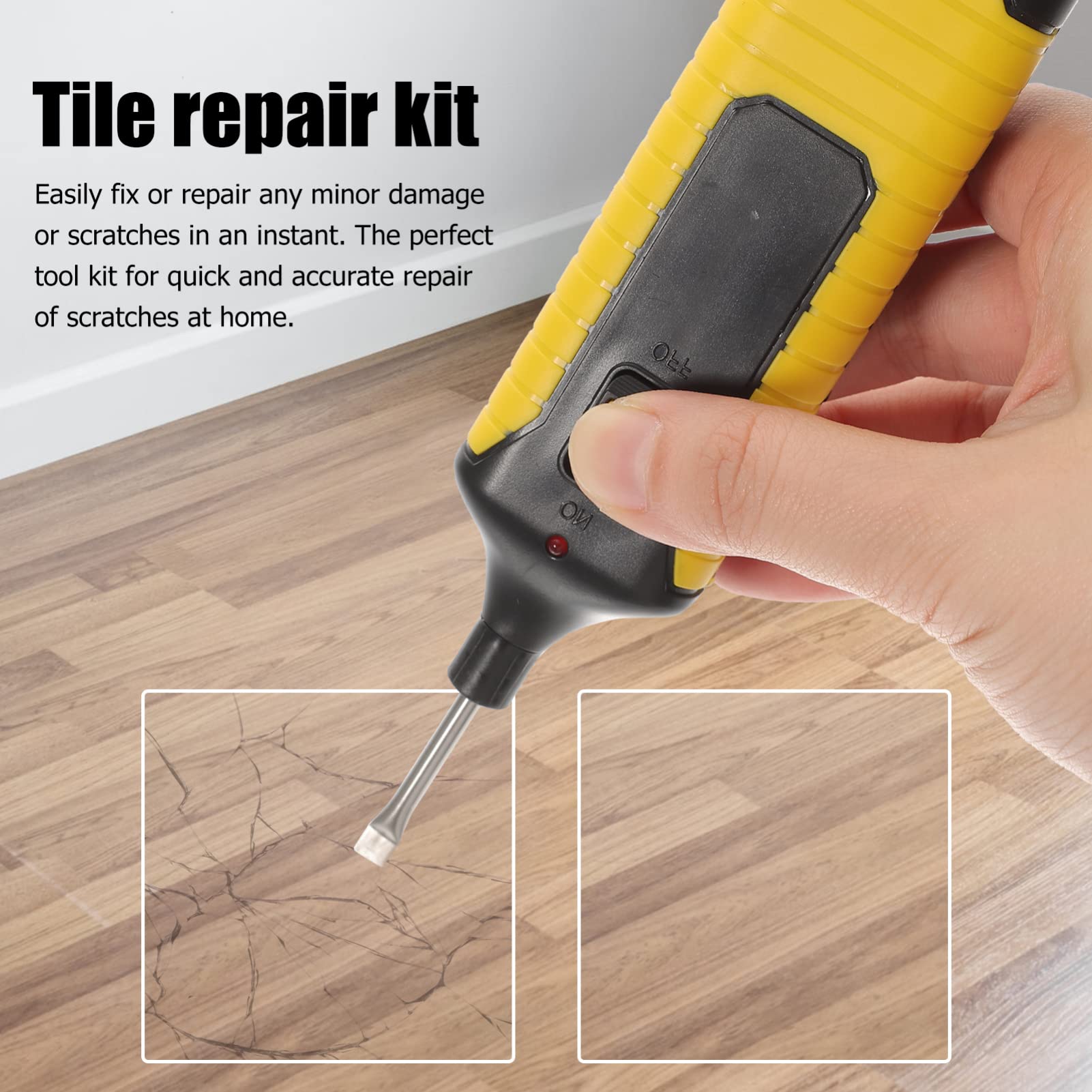 Angoily Kits De Reparación De Pisos Eliminador De Arañazos Para Suelos De Madera Colores Masilla Para Suelos Laminados Reparación De Arañazos Cocina