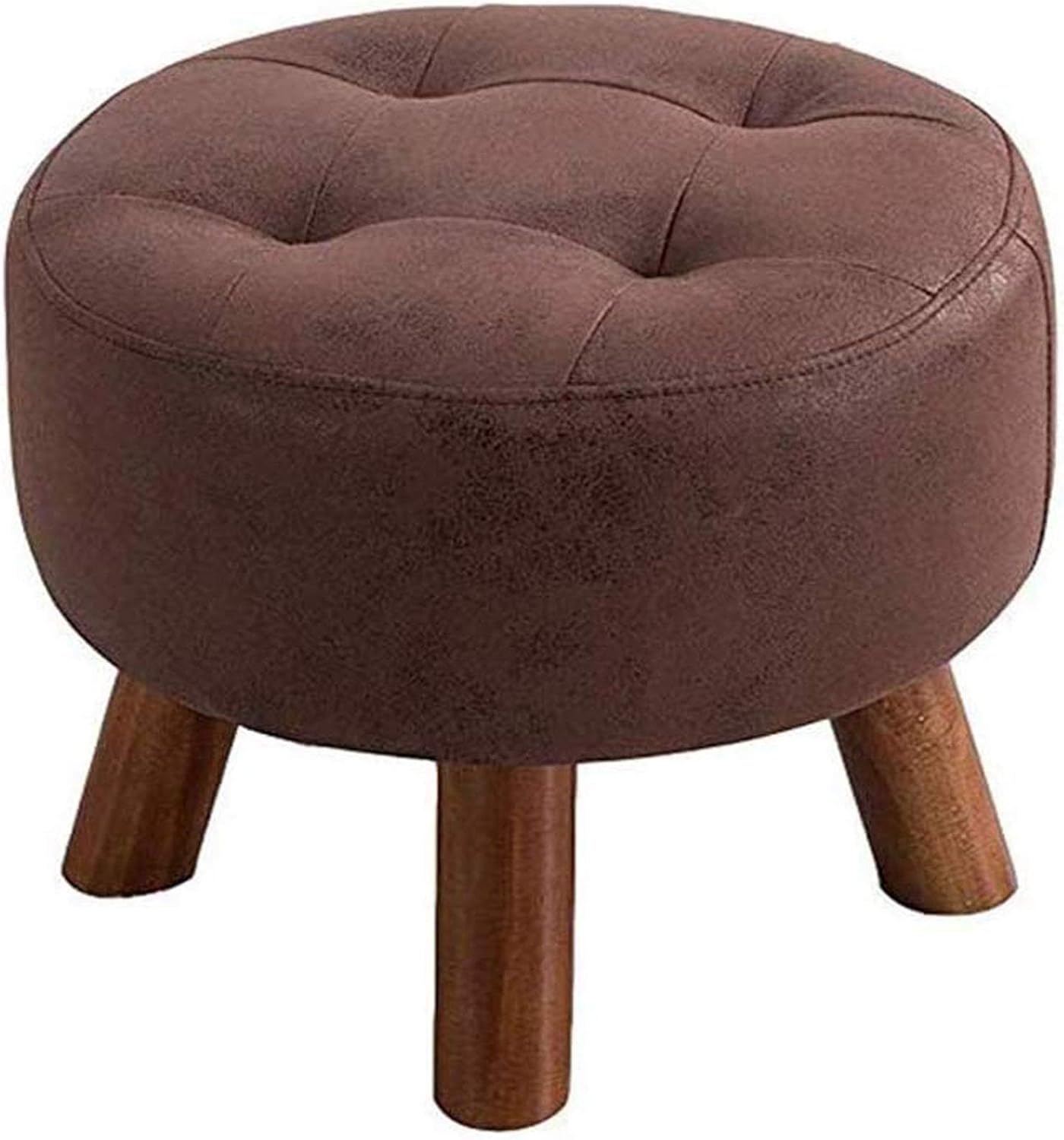 Footstool Footstool Dressing Table Footrest,Solid Wood Shoes Bench Stool Home Living Room Sofa Bench Sitting Pier Dressing Footstool 40×35cm