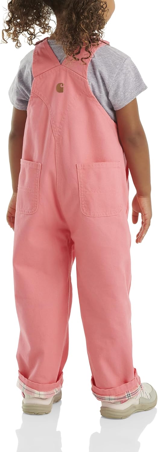 Carhartt Baby Girls Canvas Bib Overalls