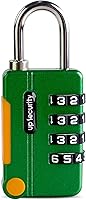 Vista 1 de Candado de combinación para casillero, cerradura de gimnasio con código, candado de combinación pequeña para equipaje, candado combinado