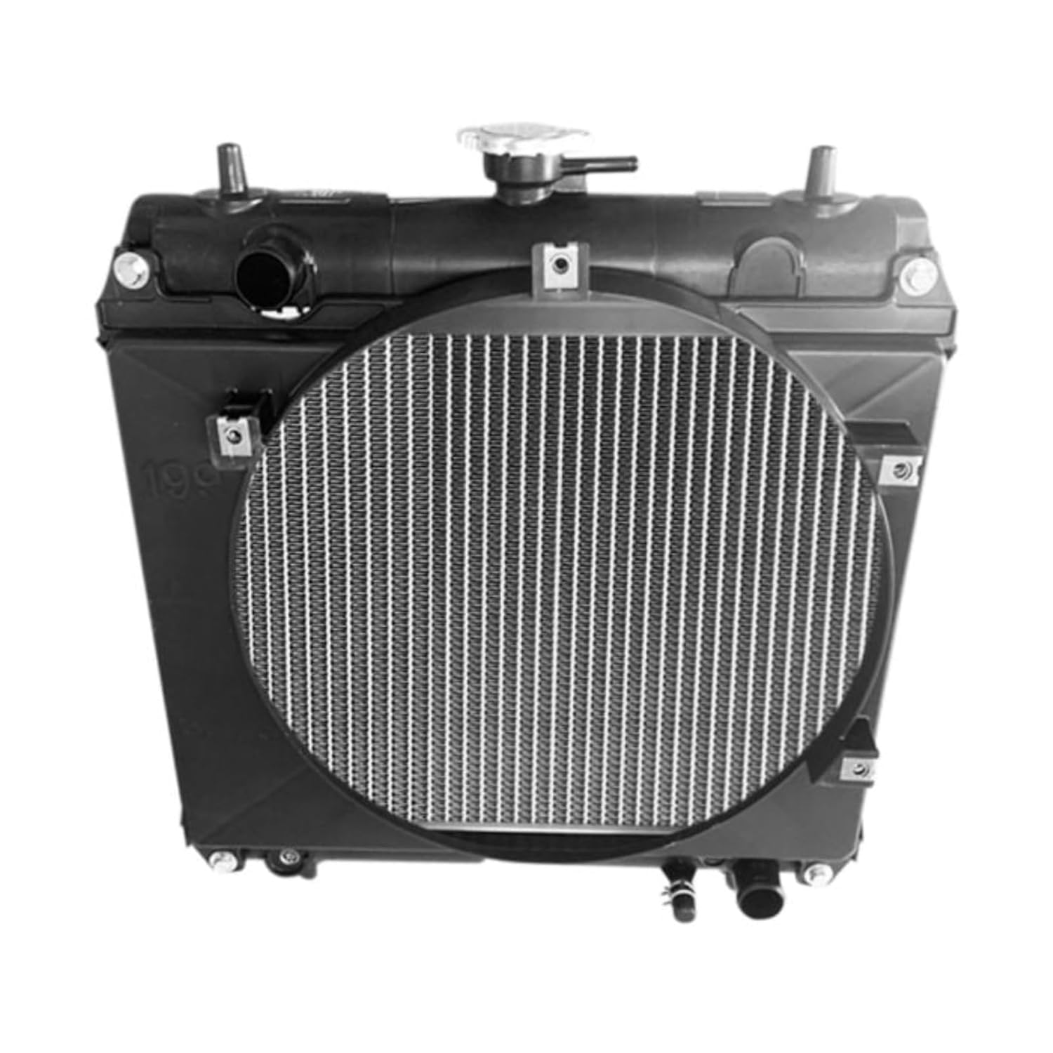 Water Tank Radiator 1G952-72060 for Kubota Engines Compact Tractors D722 D902 DF972 WG972 Z482 Z602