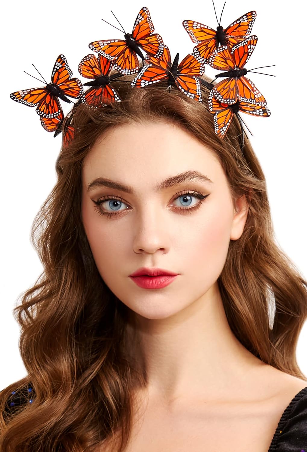 Coucoland Butterfly Fascinator Hat Derby Fascinators Boho Style Headband Butterfly Headpiece