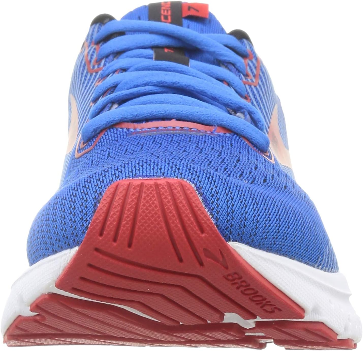 Brooks Mens Transcend 6 Running Shoe 9 Mazarine/Black/Red