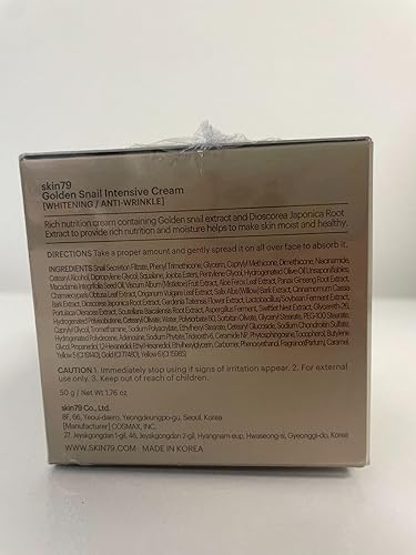 Miniatura 3 de SKIN79 Golden Caracol Crema Intensiva Concentrada Hidratación Booster Cuidado De La Piel Hecho En Corea