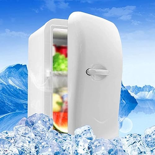 Miniatura 4 de JNYB Mini refrigerador para dormitorio, 17 L27 latas, enfriador y calentador portátil para alimentos de 12 V para dormitorio, hogar, oficina,