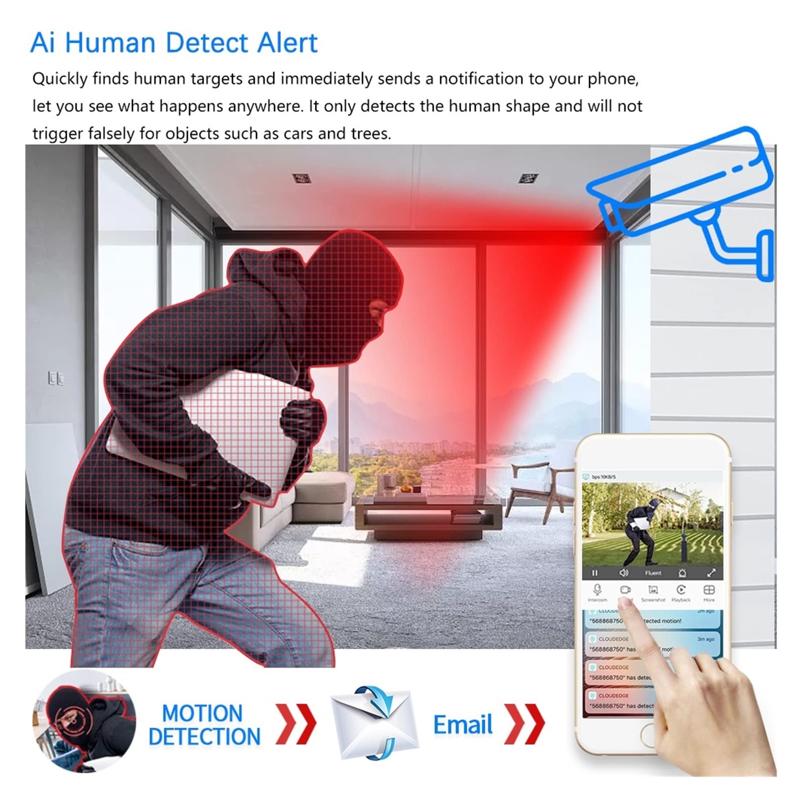 8MP 4K Gesichtserkennung NVR Außen Safe Sicherheit Schutz Tür CCTV-System Mit 5MP IP Kamera Outdoor Video Überwachung Kits (4T,8CH NVR 2pcs Camera)