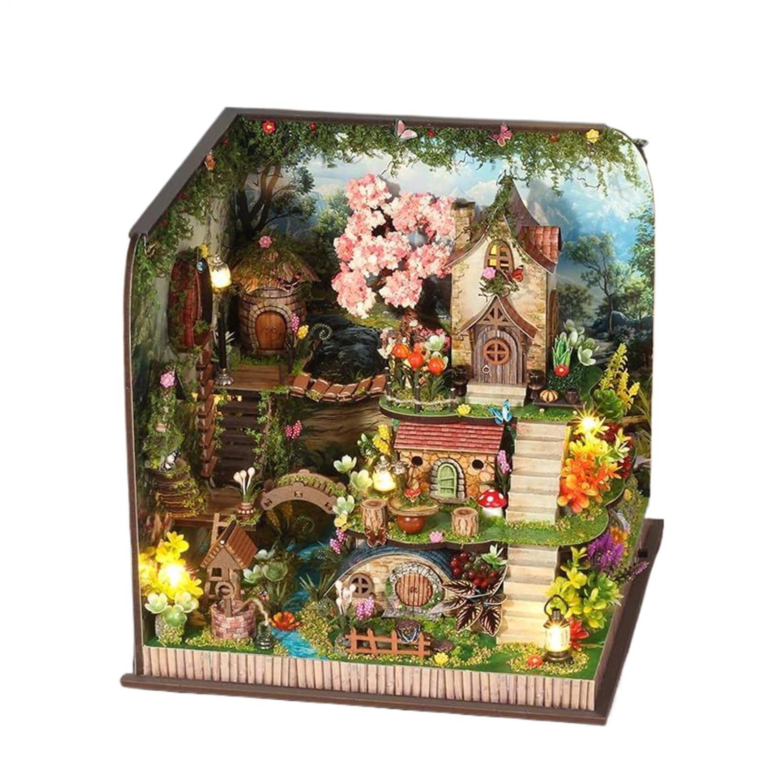 Casa in Miniatura Kit Costruzione Angolo Lettura, Decorazione Creativa da | Modellino Casa Artigianale Per Adulti E Ragazzi, Casa, Libreria, Camera, Esposizione Su Libreria, Feste
