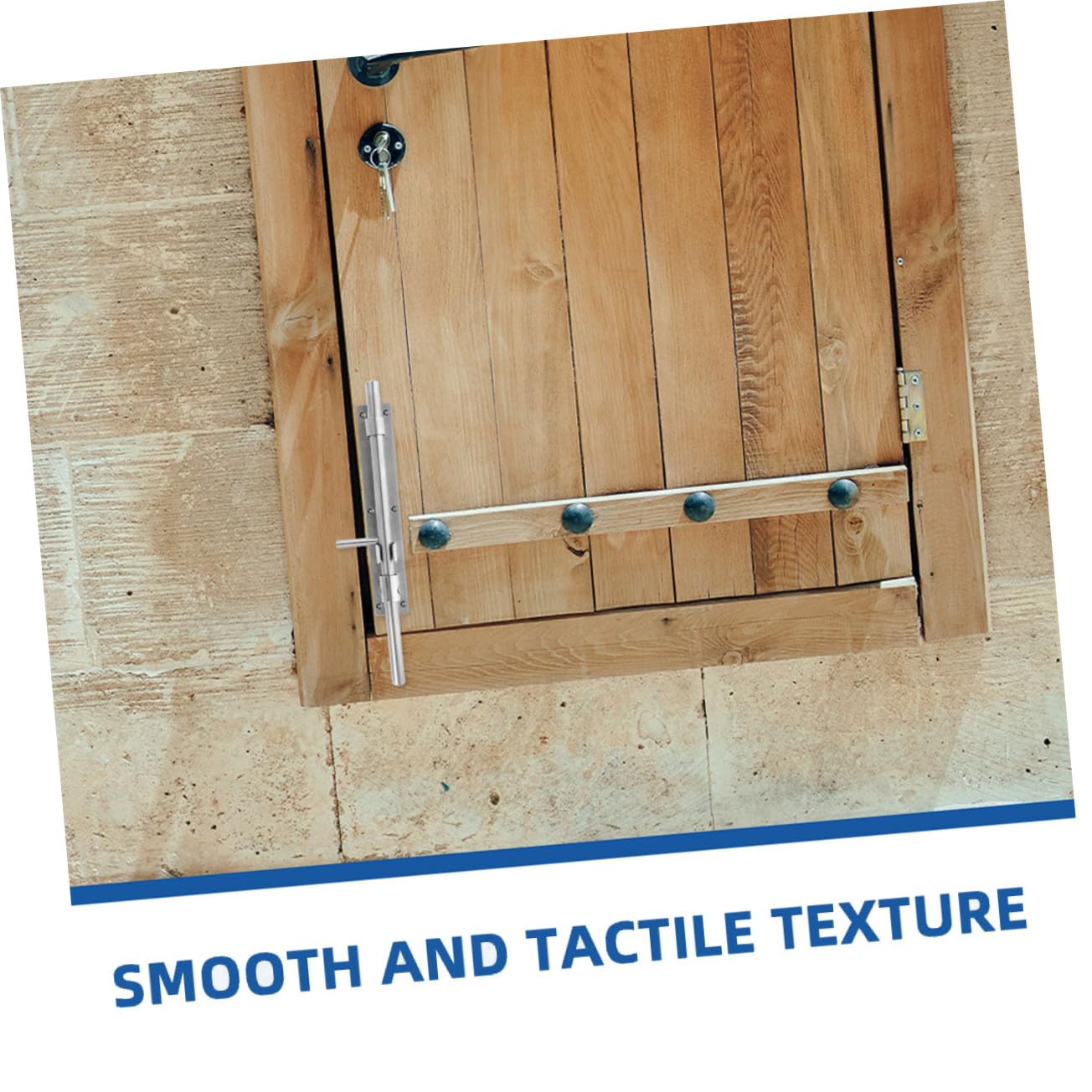 LIFKOME 2 pièces Loquet de Porte Acier Inoxydable Épais Verrouillage Coulissant Robuste pour Sécurité Maison Installation Facile et Adapté pour Portails et Portes Intérieures