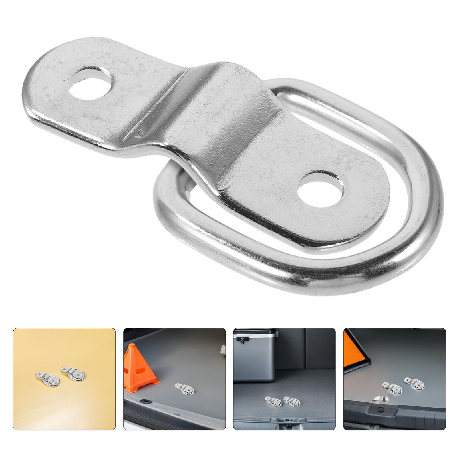 Anneau D'arrimage Remorque 1/4 Pouces, Lot de 16, Fer