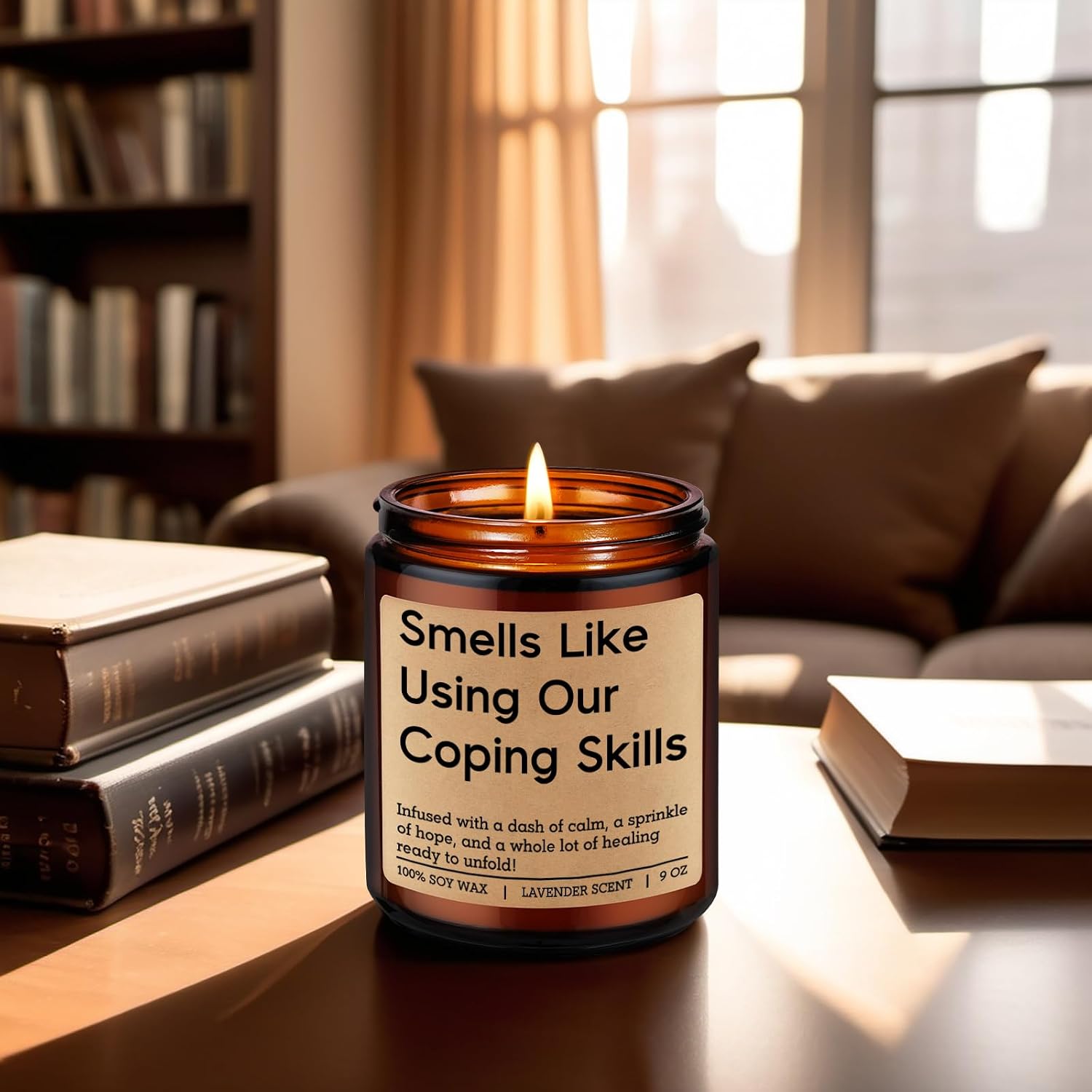 LEADO Candle, Therapist Gifts - Mental Health, Graduation, Psychology Gifts