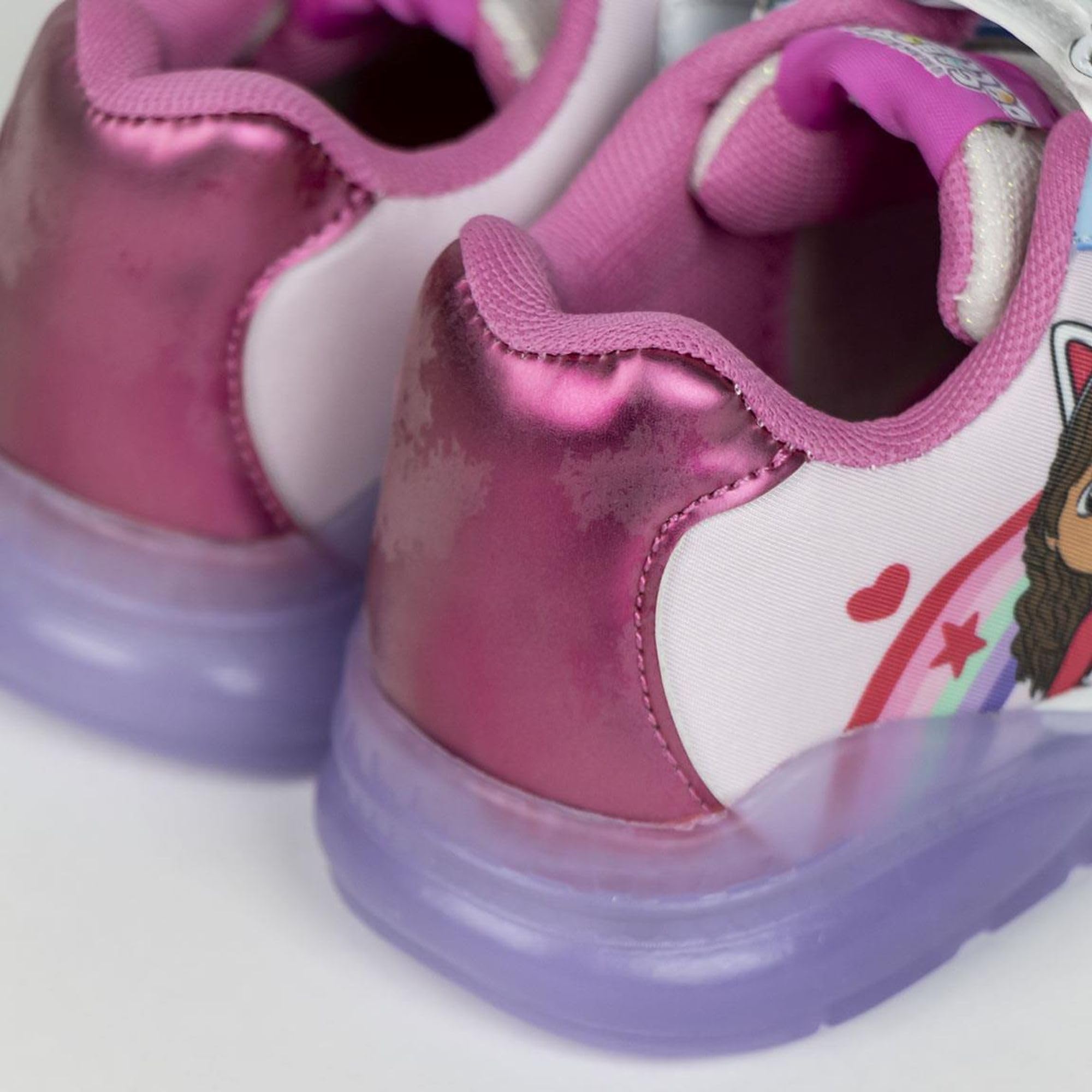 CERDÁ Life'S Little Moments Deportivas para Niñas Gabby’s Dollhouse con Luces LED y Suela Resistente TPR, Zapatillas, Rosa, 24 EU