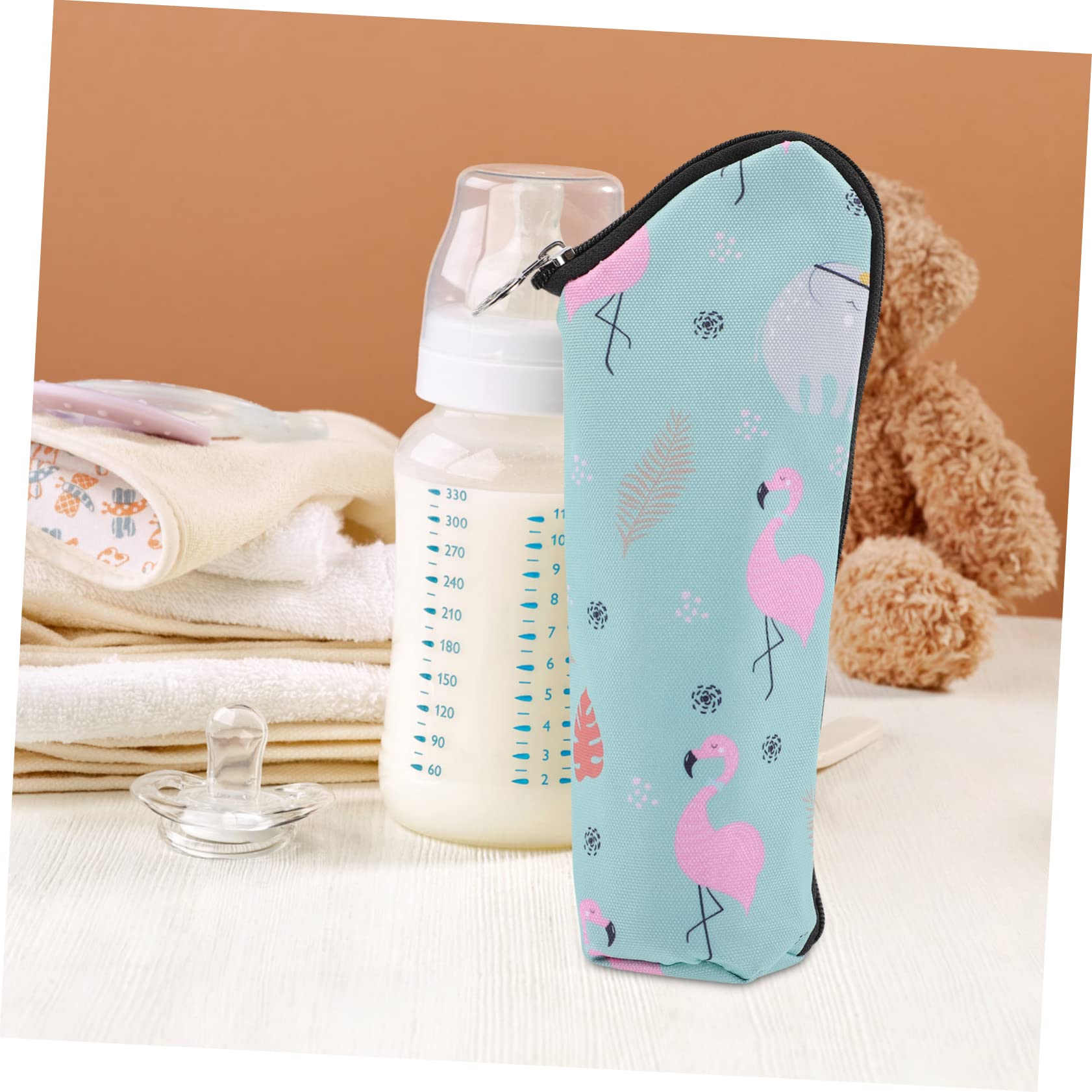Toyvian 6pezzi Borsa Termica Per Biberon Di Sacche Isolanti Per Latte Con Manico Per Passeggiate Con Ragazzo Ragazza e Conservazione Di Bevande Materiale Flamingo
