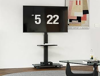 FITUEYES テレビスタンド 黒 Amazon.co.jp: FITUEYES テレビスタンド 32～55インチ対応 キャスター