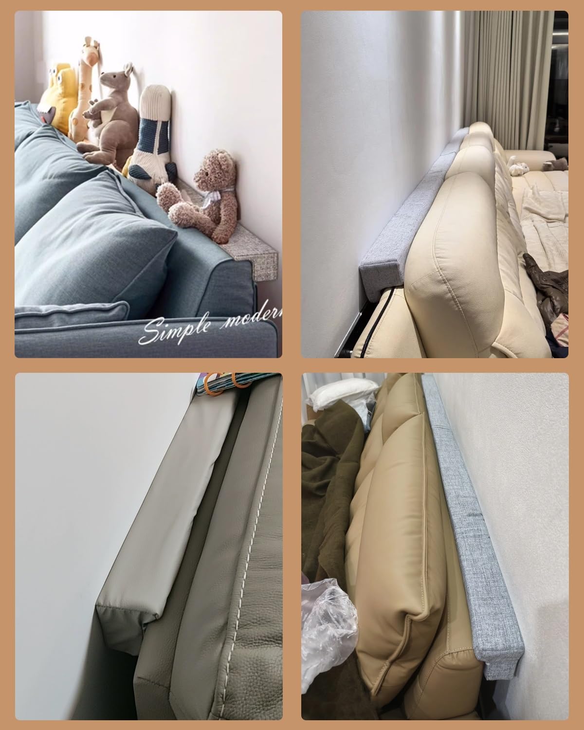 Mueble Detras Sofa Mesa Consola Detrás del Sofá, Relleno para El Espacio Entre Camas de 80 100 150 180 200 cm. Tira para Rellenar El Espacio de La Cama(Gap Width7 cm (2 3/4”),200cm(78 3/4"))