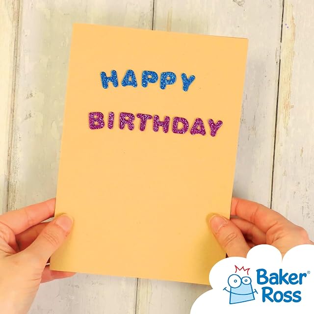 Foto 5 de 6 de Baker Ross Pegatinas Autoadhesivas de Letras del Alfabeto de Espuma con Purpurina (Paquete de 850)…