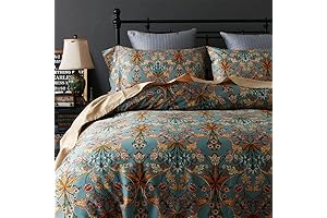 Nature Comforter - 3Pcs Comforter Set for Queen Size Bed Farmhouse Boho...