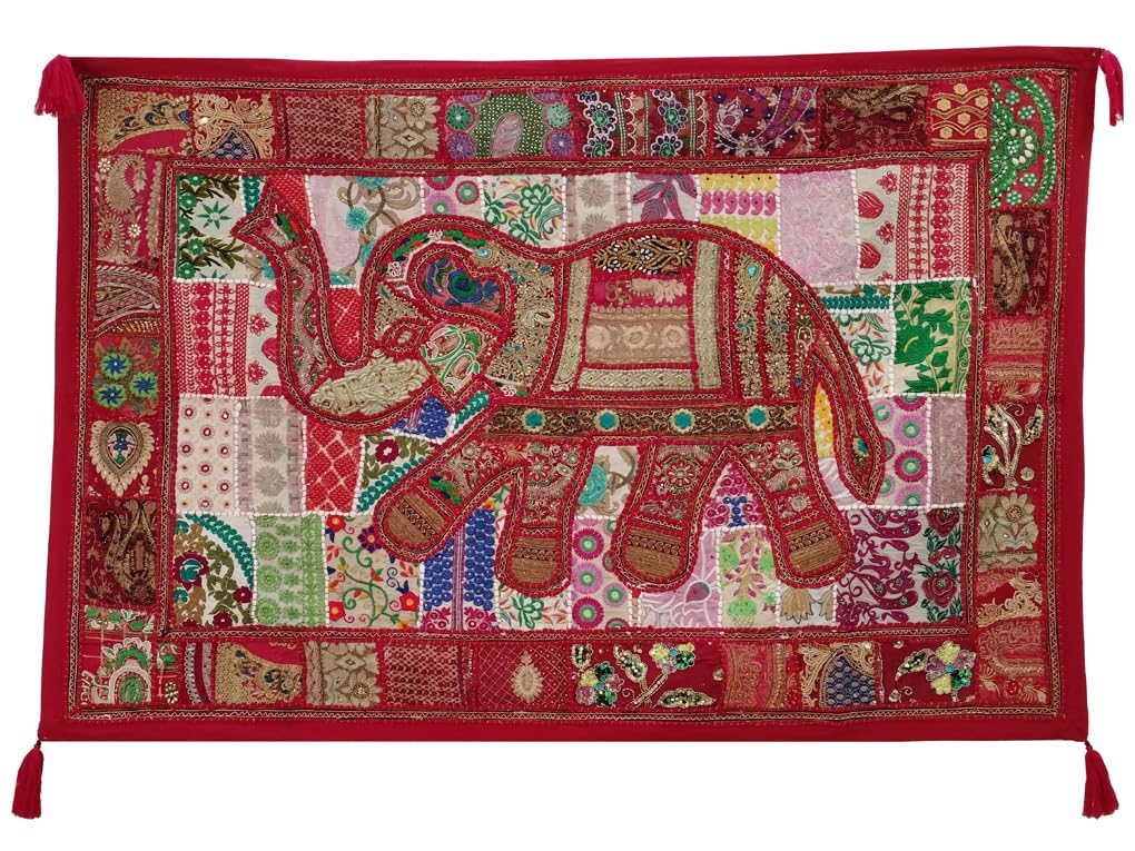 Ekam Art Rajasthani Handmade Heavy Elephant Embroidery Cotto -6 Ekam Art Rajasthani Handmade Heavy Elephant Embroidery Cotto -6