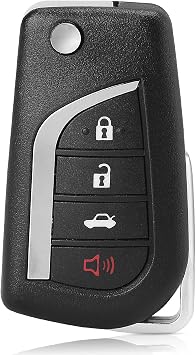 Keyecu Replacement Smart Remote Car Key Fob for Toyota Camry 2018-2023 HYQ12BFB 89070-06790 315MHz H Chip 4Buttons
