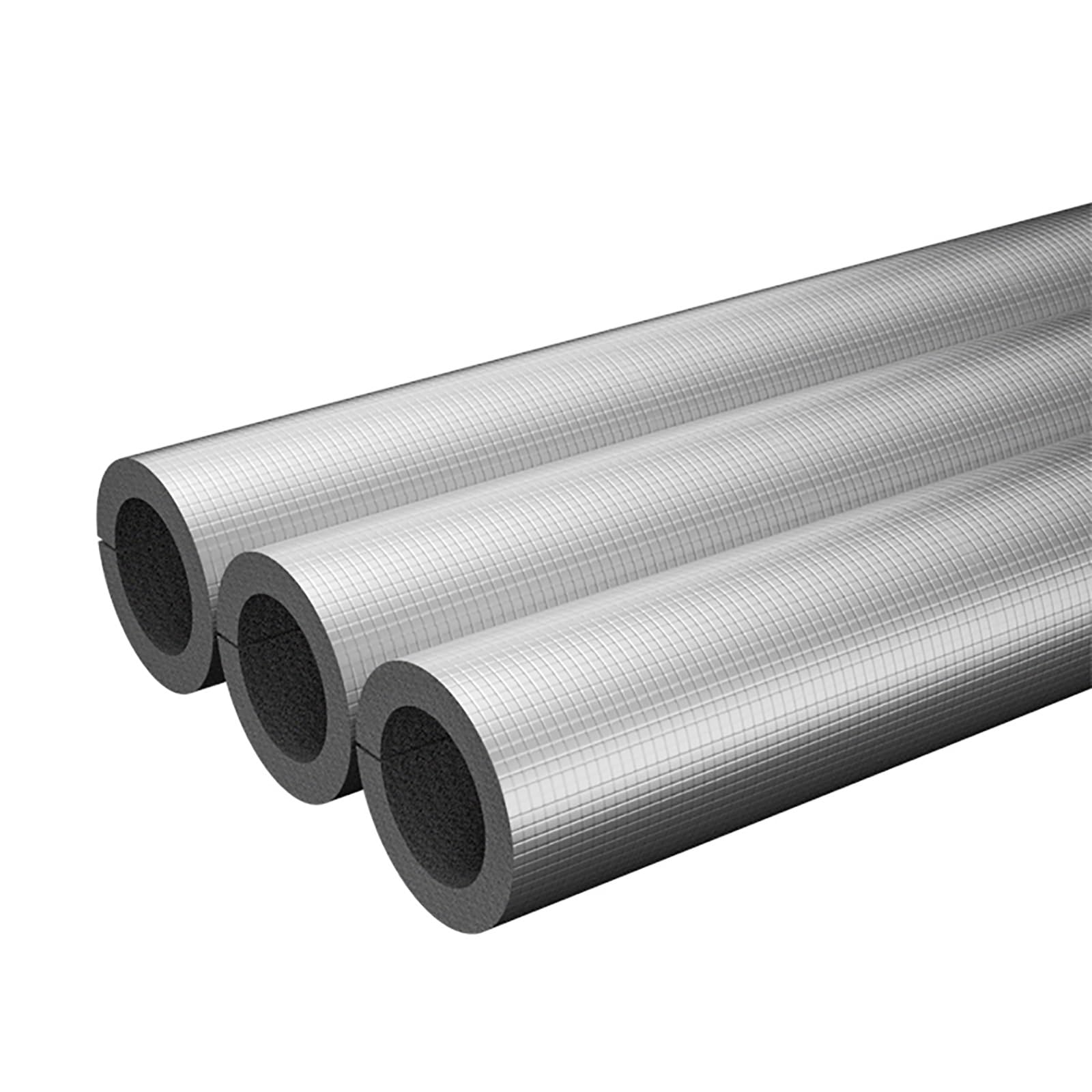 Tubos De Espuma For Aislamiento De Tuberías, Envoltura De Espuma Aislante Autoadhesiva, Cubiertas For Tuberías De Papel De Aluminio, For Riego De Invierno Al Aire Libre, Aspersores(114mmx50mmx100cm)