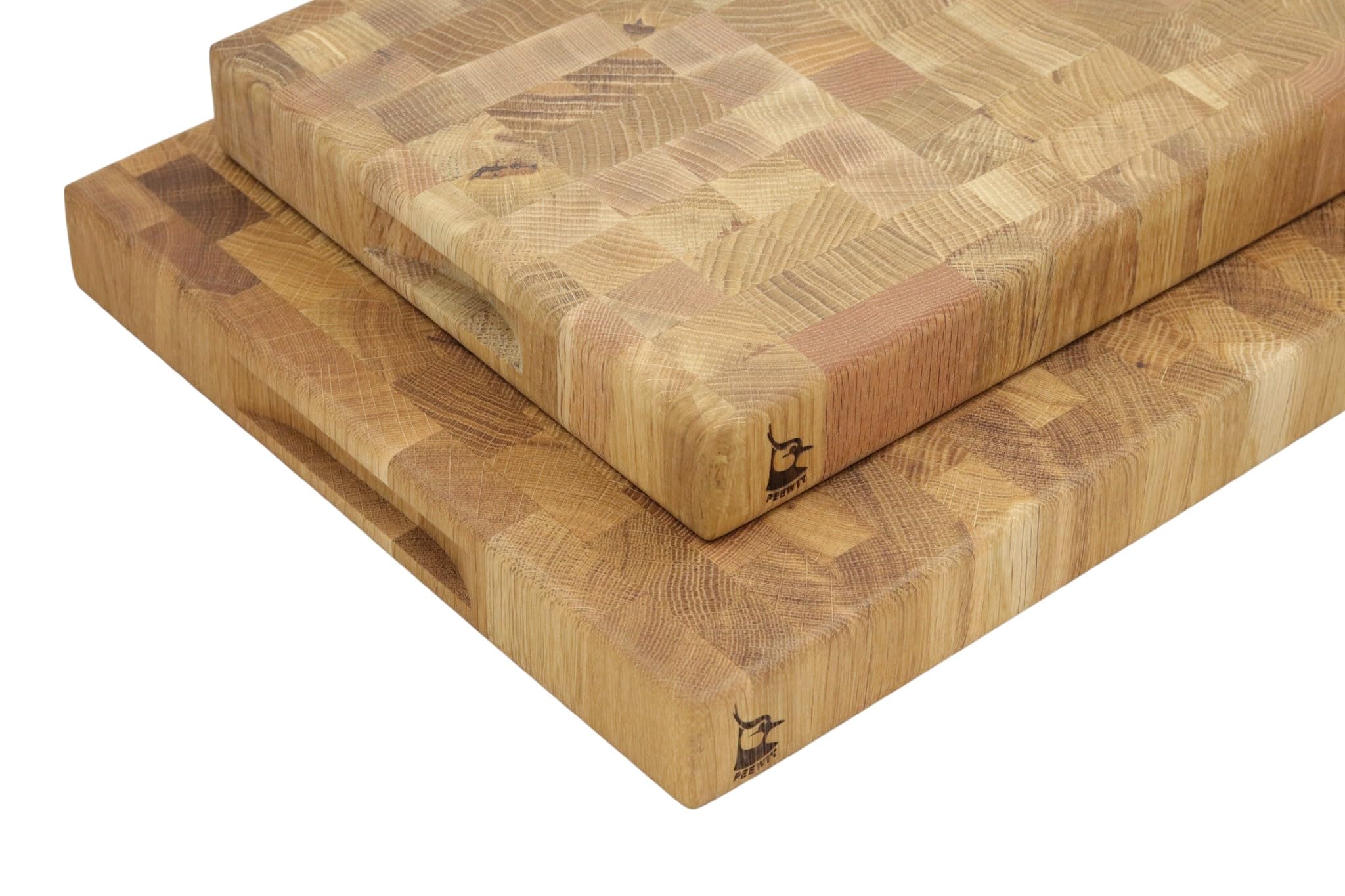 Juego de 2 tablones de madera de roble duradero PREMIUM