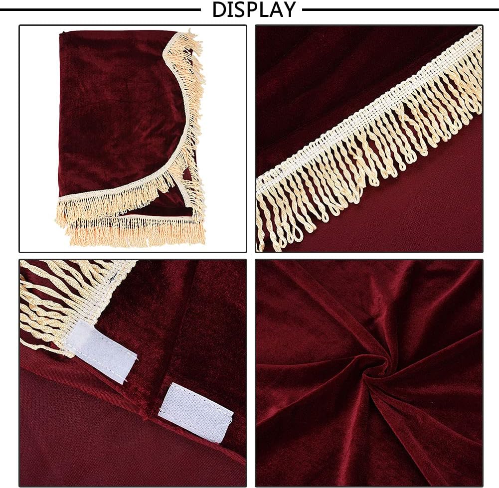 Washable Colorfast Durable Upright Piano Dust Cover, Piano Dust Cover, for Piano(red)