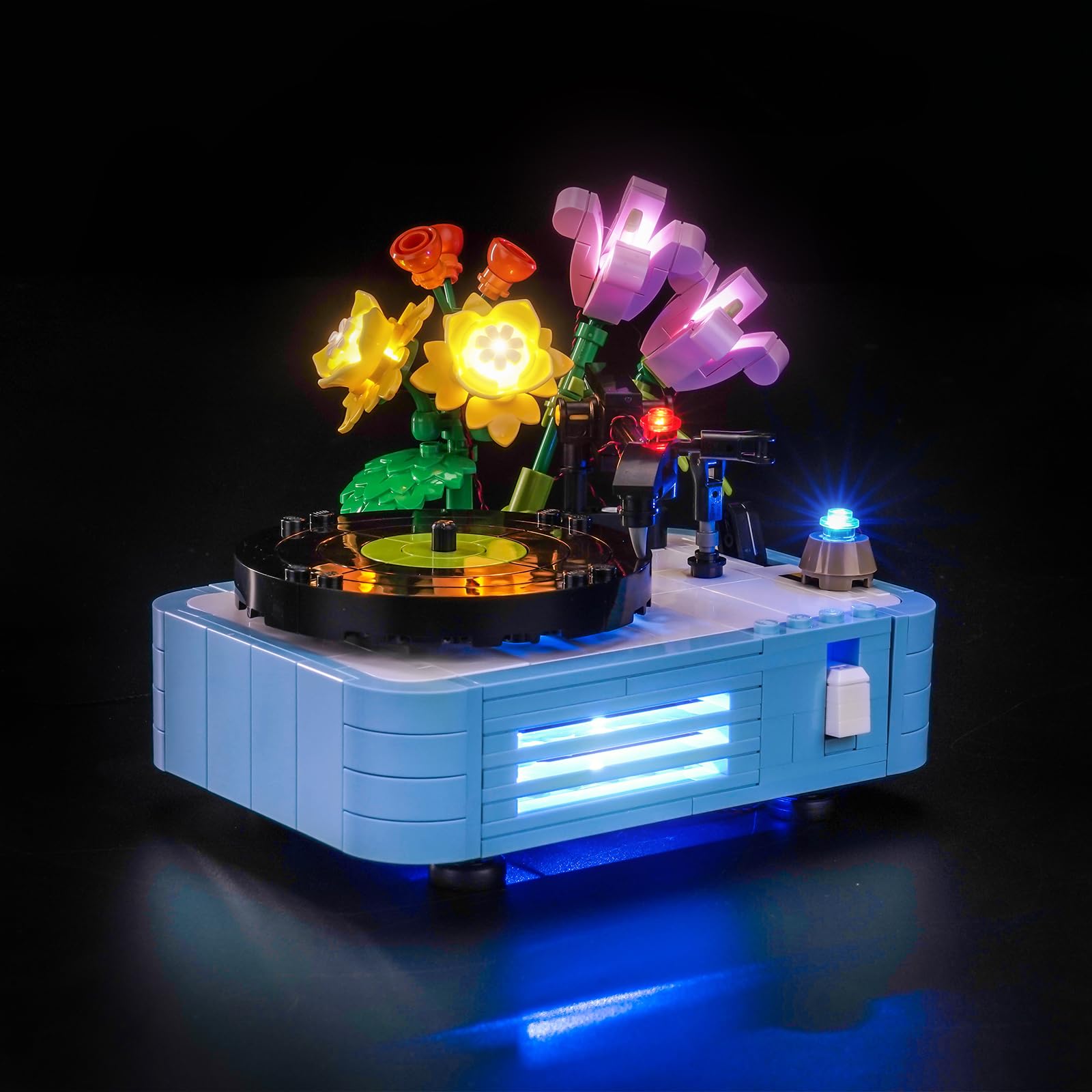 Led Licht Set Kompatibel mit Lego Record Player with Flowers 31172 (Kein Modell), Dekorationsbeleuchtungsset Compatible with Lego 31172 Record Player with Flowers Kreative Spielzeug - 3