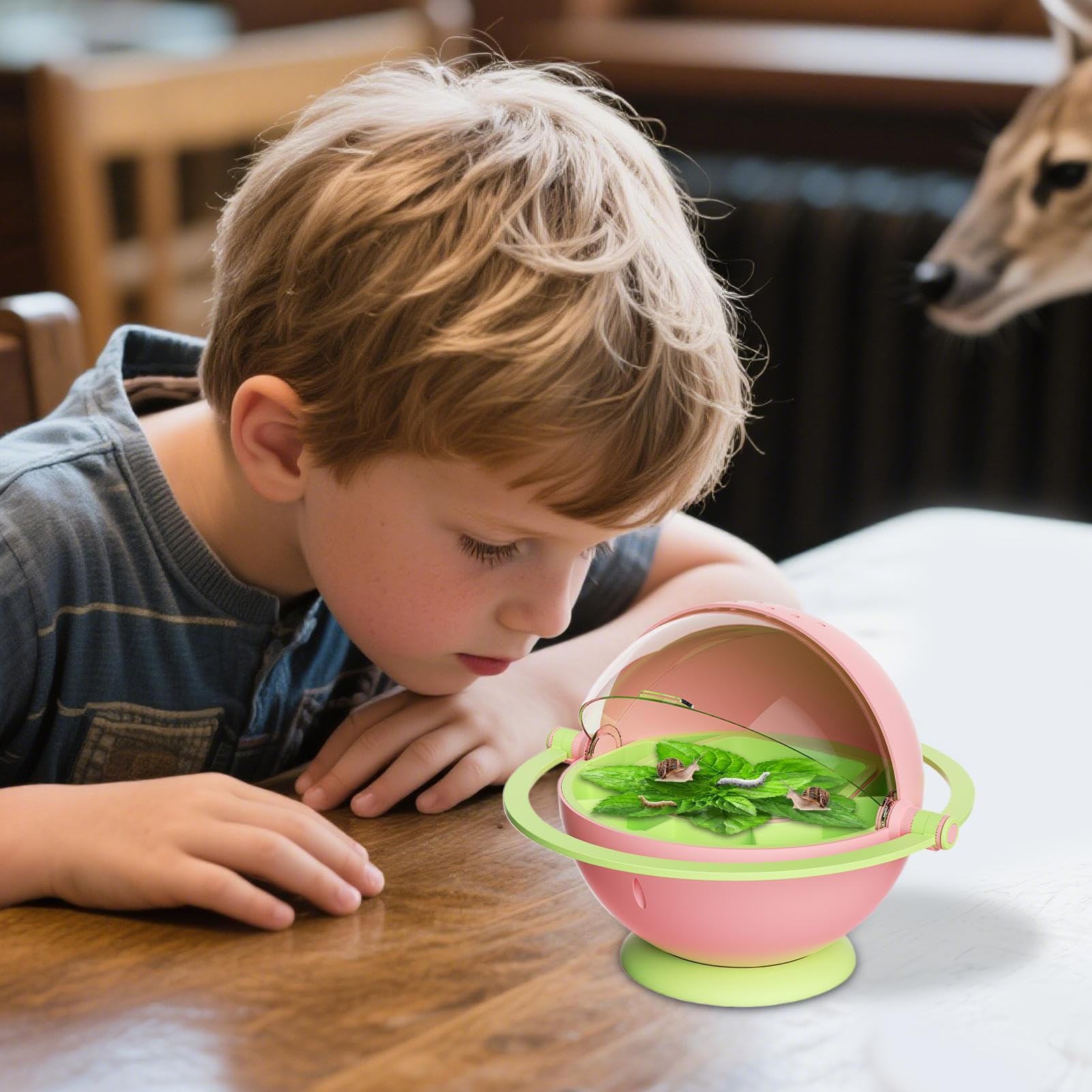 Silkworm Breeding Box – Habitat Cage | Transparent Hatching Container | Educational Growth Observation Box, Reusable Breeder Cage, Classroom Cage