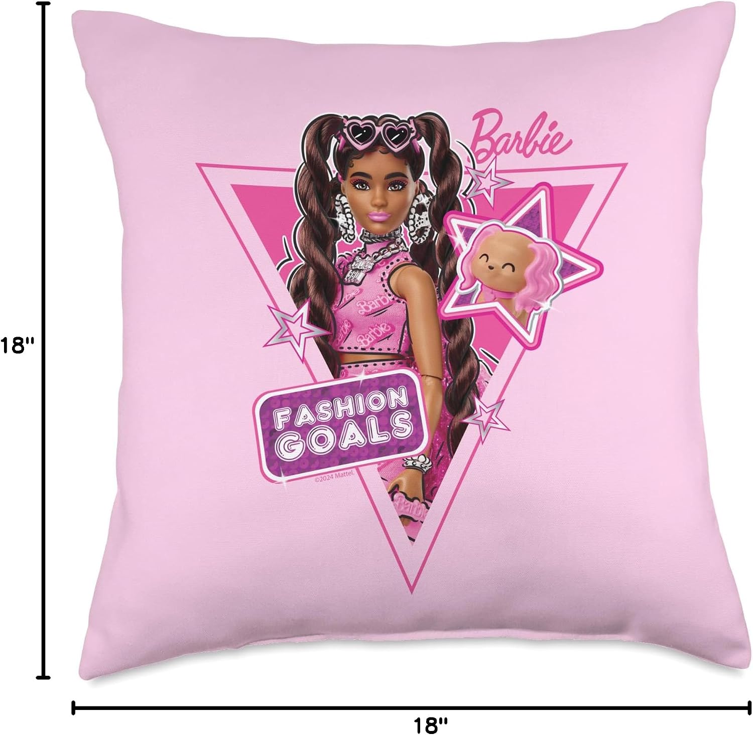 Barbie - Fashion Goals Throw Pillow