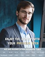 Vista 2 de NOVIVON 6 Pack Reading Glasses for Women, Reading glasses men, Blue Light Blocking Readers, Computer eye glasses, Cheaters