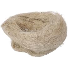 40g Natural for JUTE Nesting Material for Birds - Soft Fiber for Canary Dove Breeding, Biodegradable Bedding for Cozy for NEST Building1pc40g