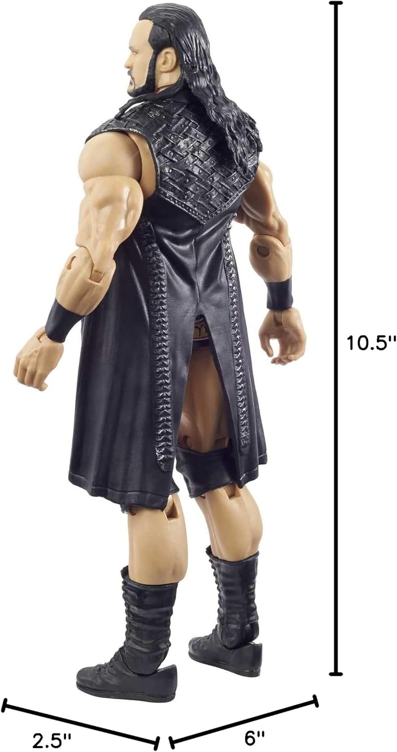 WWE Top Picks Elite Drew McIntyre Action Figure with Universal Championship6 in Posable Collectible Gift for WWE Fans Ages 8 Years Old and Up