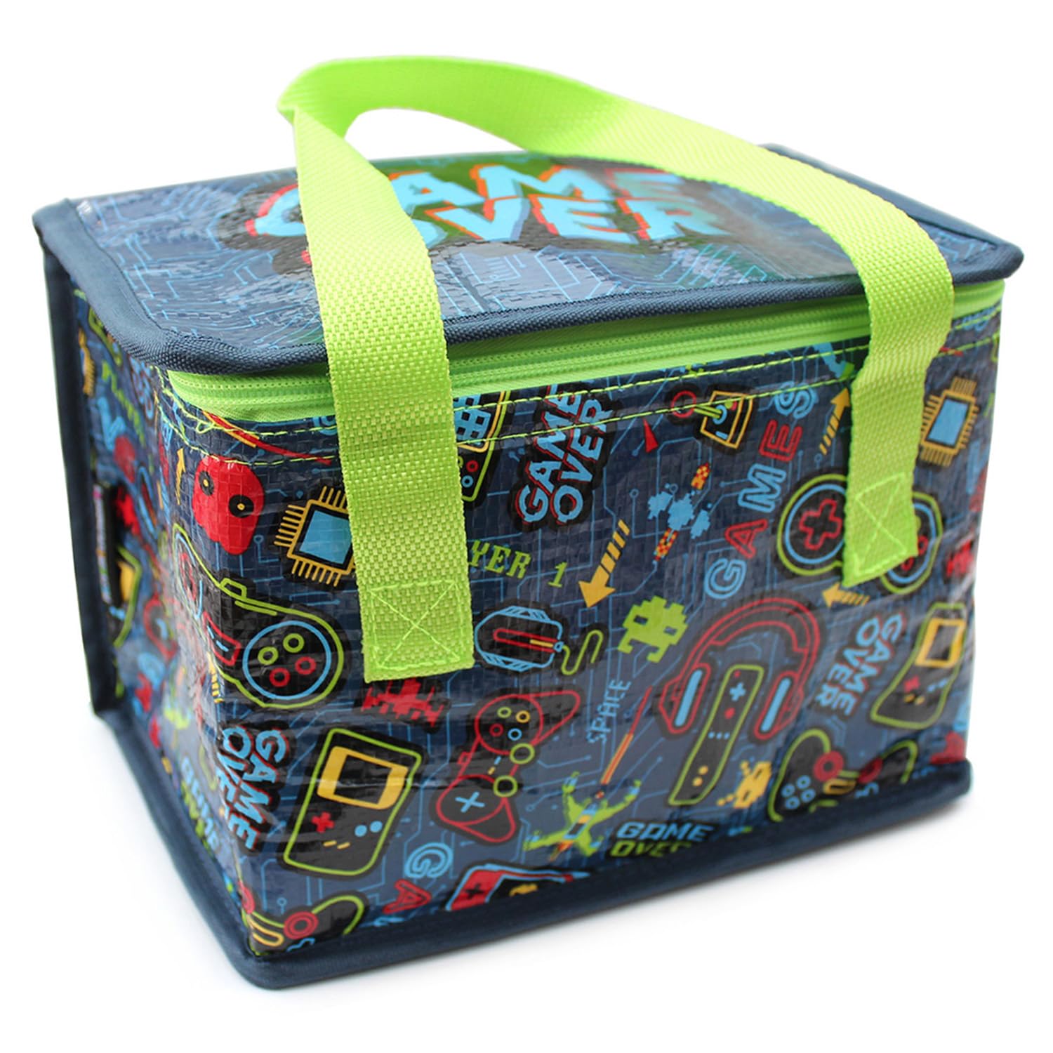 Fashion Stationery Insulated Lunch Bag Kids Lunch Box Folding Reusable Lunchbags for Girls or Boys Lunch Box for