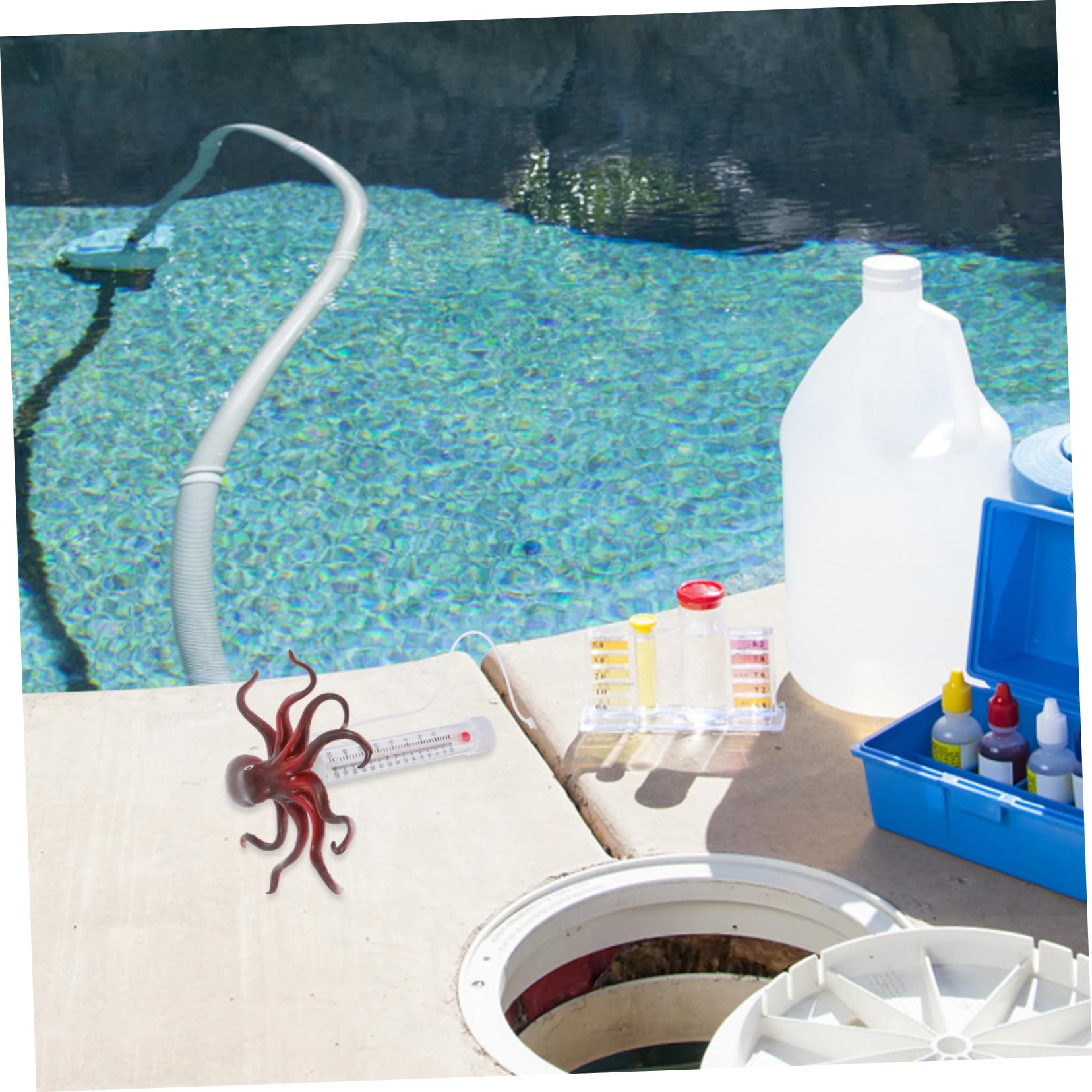 Termómetro Flotante Para Piscina Sensor De Temperatura Del Agua Para Baños De Hielo y Spas Portátil y Fácil De Usar