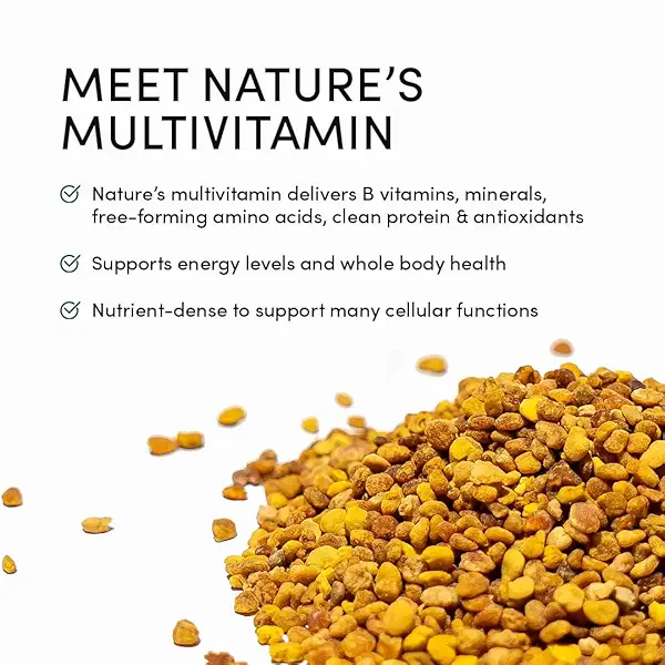 Beekeeper's Naturals - 100% Raw Bee Pollen Granules, Natural Preserved Enzymes, Source of Vitamin B, Minerals, Amino Acids & Protein - Paleo & Keto Friendly, Gluten Free (5.2 oz) 4