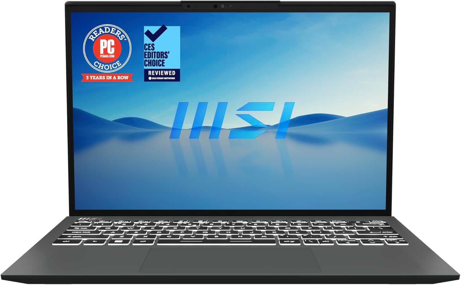 msi Prestige 13 AI Evo Laptop: Intel Ultra 7-155H, 13.3" UHD+ OLED Display, 16GB DDR5, 1TB NVMe SSD, HDMI, MicroSD Card Reader, Win 11 Pro: Stellar Gray A1MG-029US