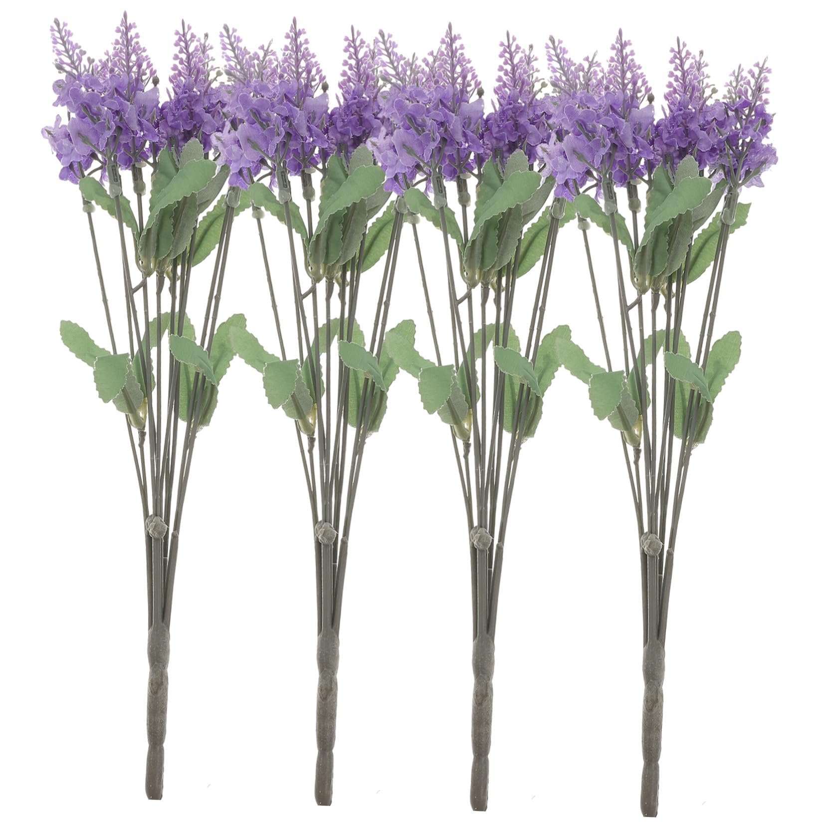 Flores artificiales de lavanda de seda de alta densidad para jarrones exclusivos
