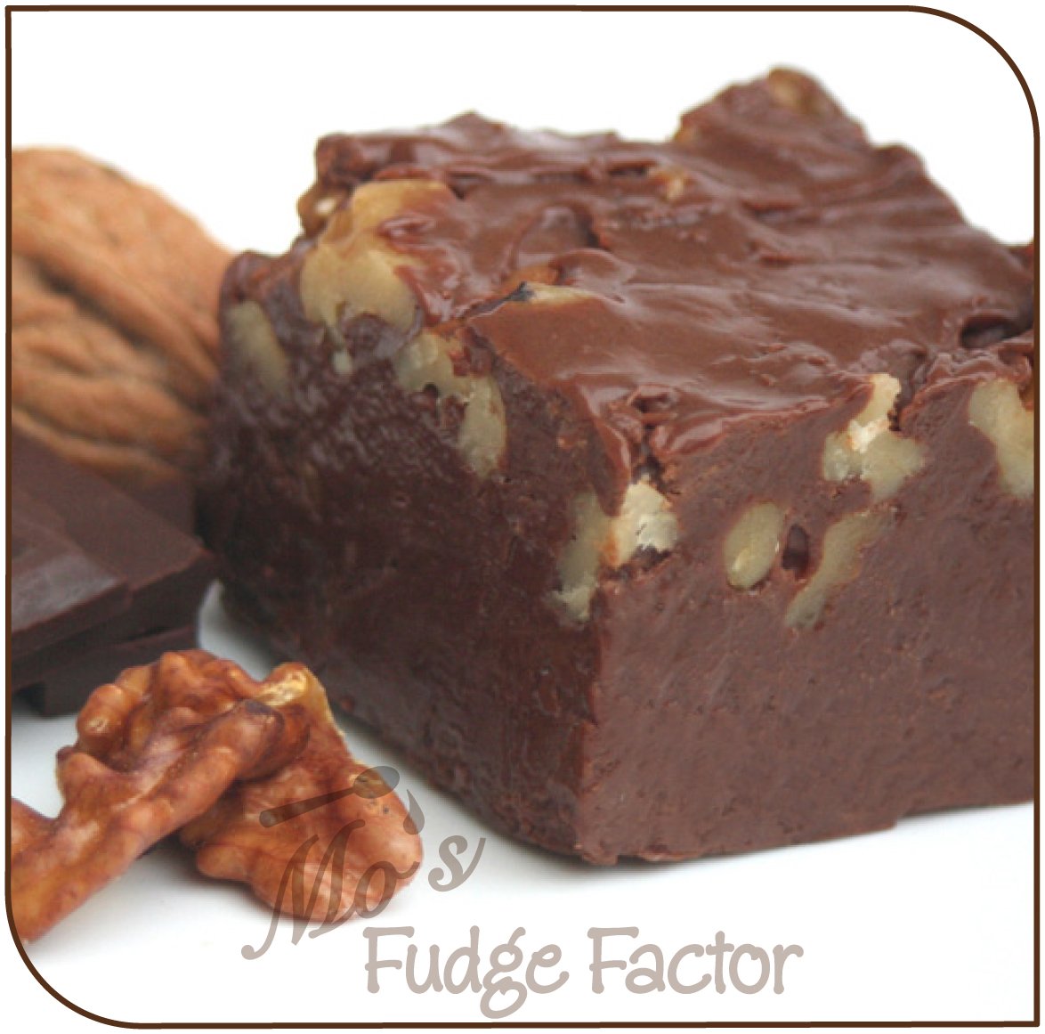 Mo's Fudge FactorChocolate Walnut Fudge 32 Ounces