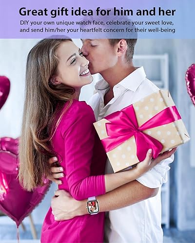 Miniatura 5 de Gydom Relojes inteligentes para hombres y mujeres, Alexa integrado, responderhacer llamadas en la muñeca, pantalla táctil de 1.8 pulgadas, monitor