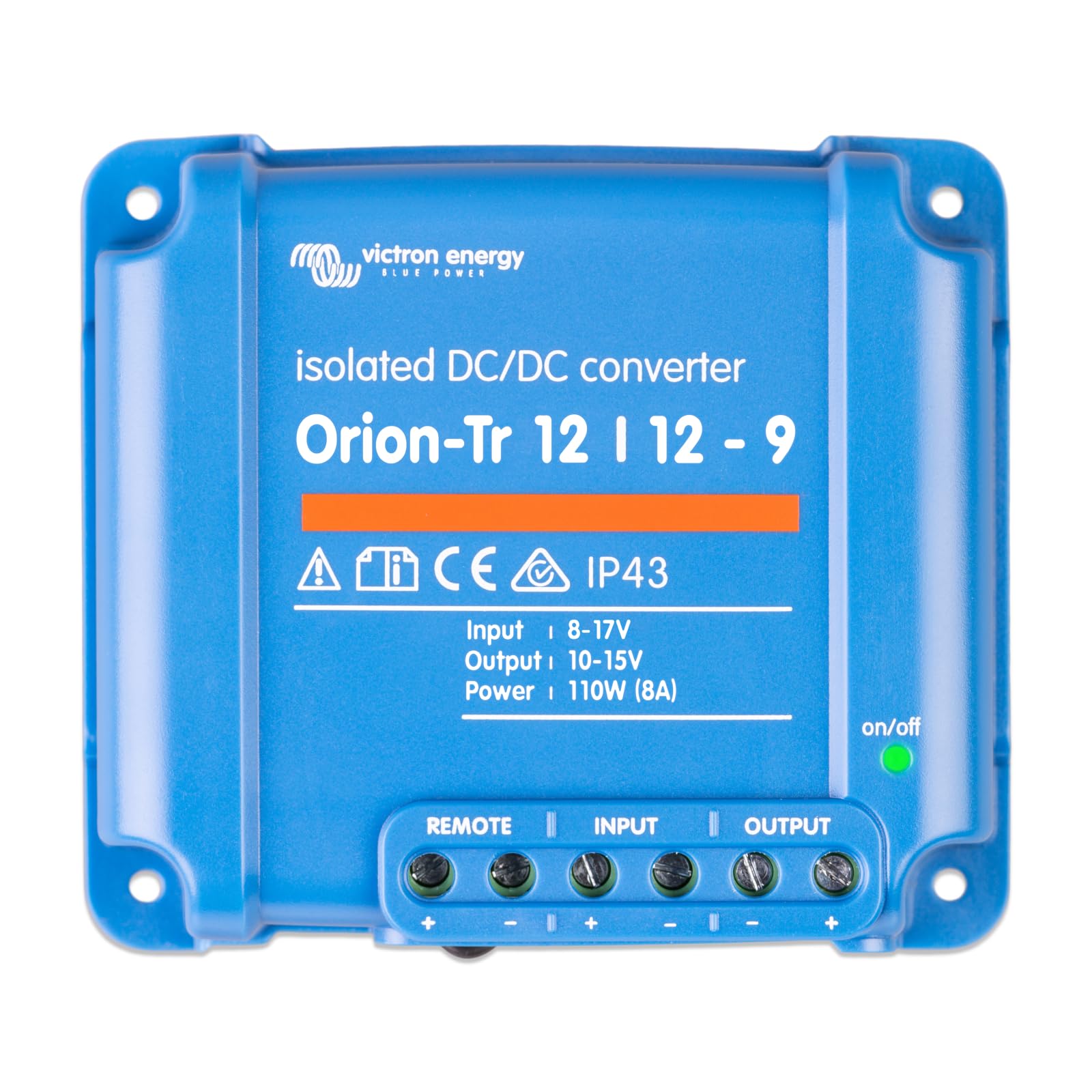Victron Energy Orion-Tr IP43 12/12-Volt 9 amp 110-Watt Convertitore DC/DC, Isolato