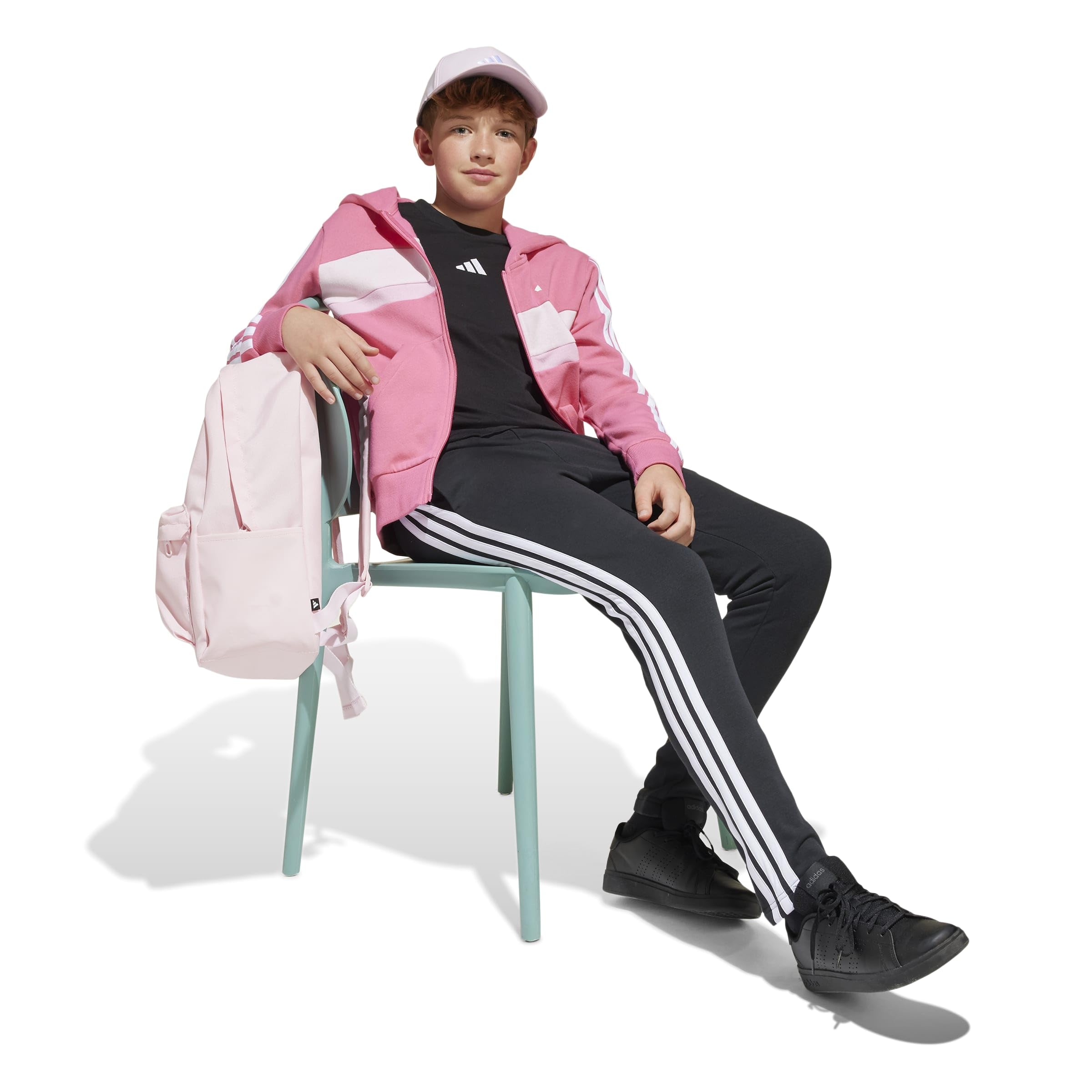 adidas Kinder Seasonal Essentials Tiberio 3 Stripes Fleece Tracksuit