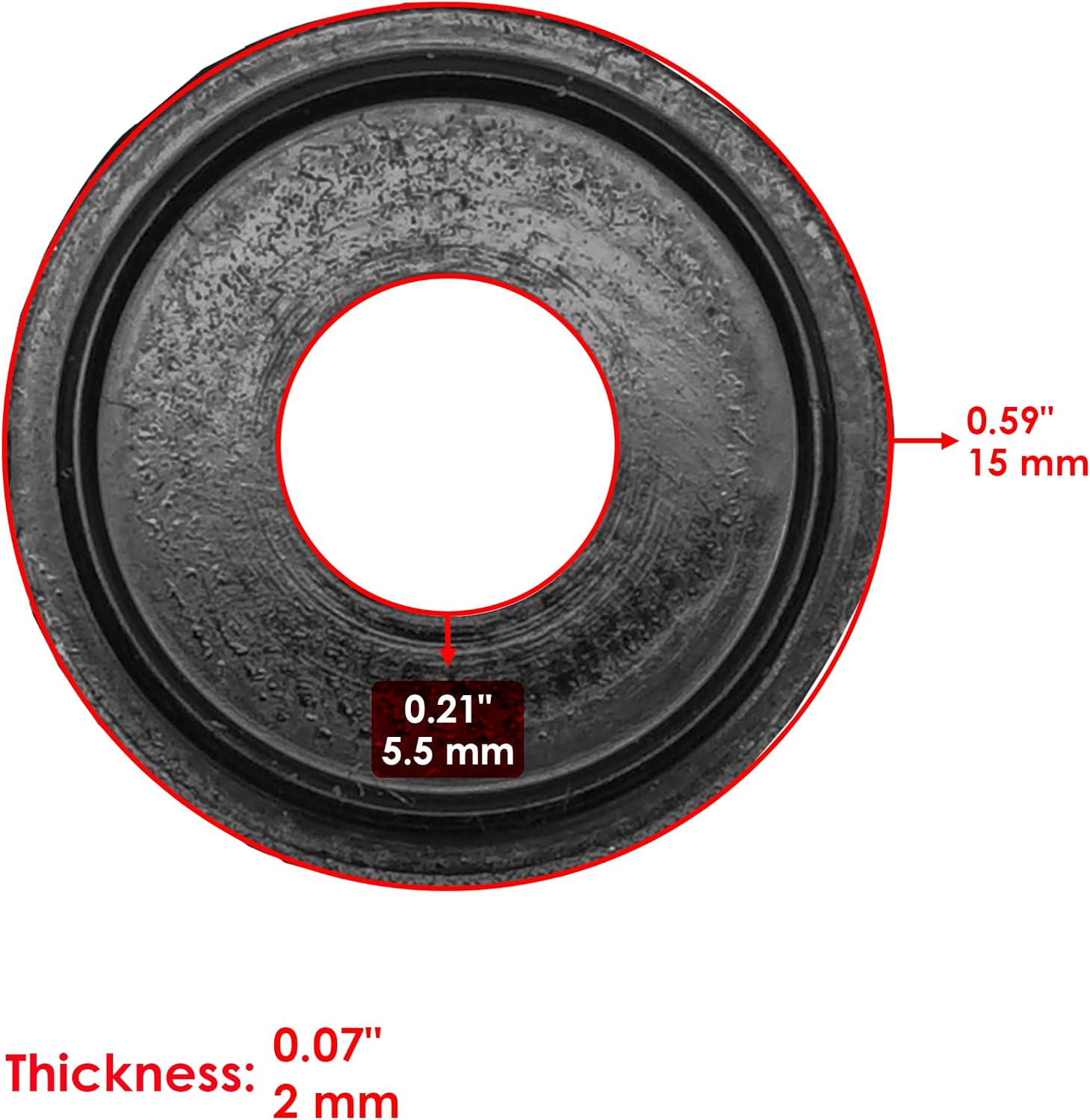 Caltric Water Pump Mechanical Seal Kit Compatible with Suzuki Marauder VZ800 1997-2004