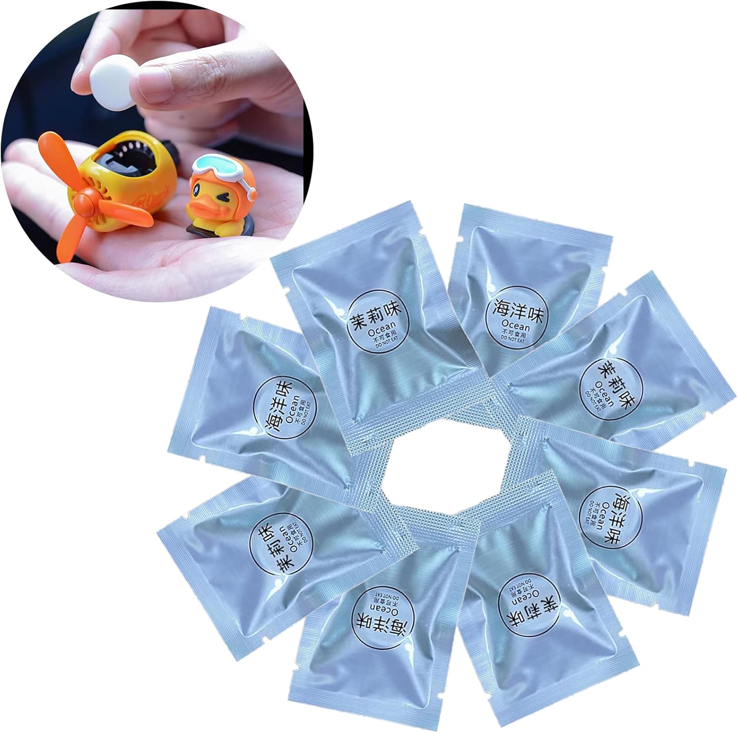 2 Pieces Car Air Fresheners, Cute Bear Pilot Car Diffuser, Propeller Air Outlet Vent Fresheners, Car Perfume Suitable for Car Interior Decoration