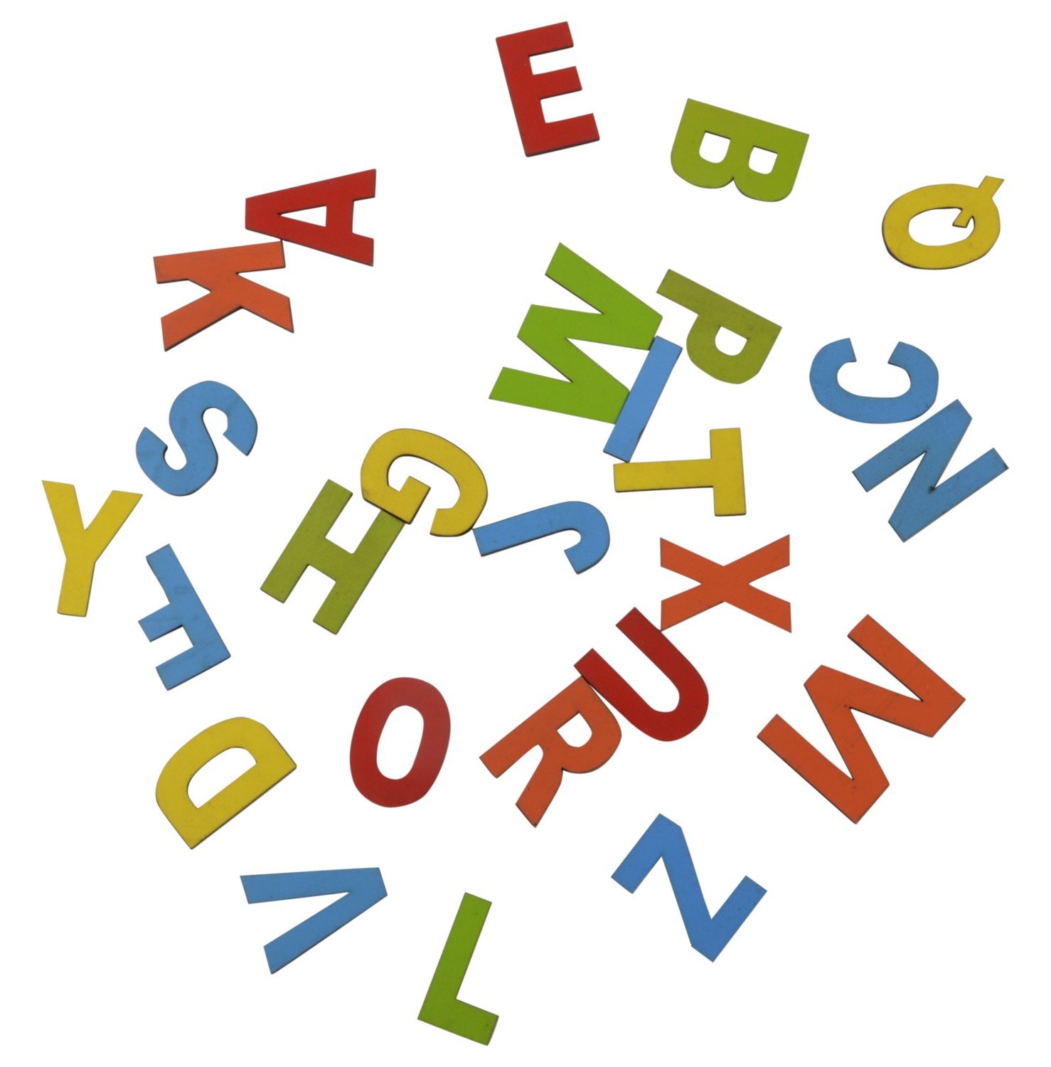 Skillofun Wooden Magnetic Cutouts - Capital ABC Learning Toy | Early Educational Toy for Kids (Multicolor, Age- 3+)