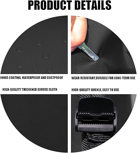 Miniatura 5 de Bolsa lateral para silla de ruedas con soporte para tazas, accesorios para silla de ruedas, bolsa de almacenamiento para silla de ruedas, andador,